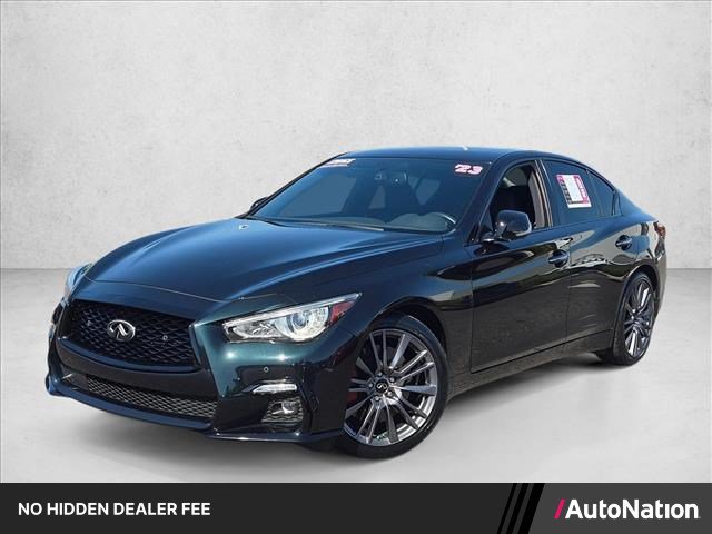 Used 2023 INFINITI Q50 Red Sport 400 w/ Black Opal Edition