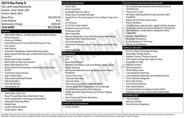 Used 2019 Kia Forte S image 31