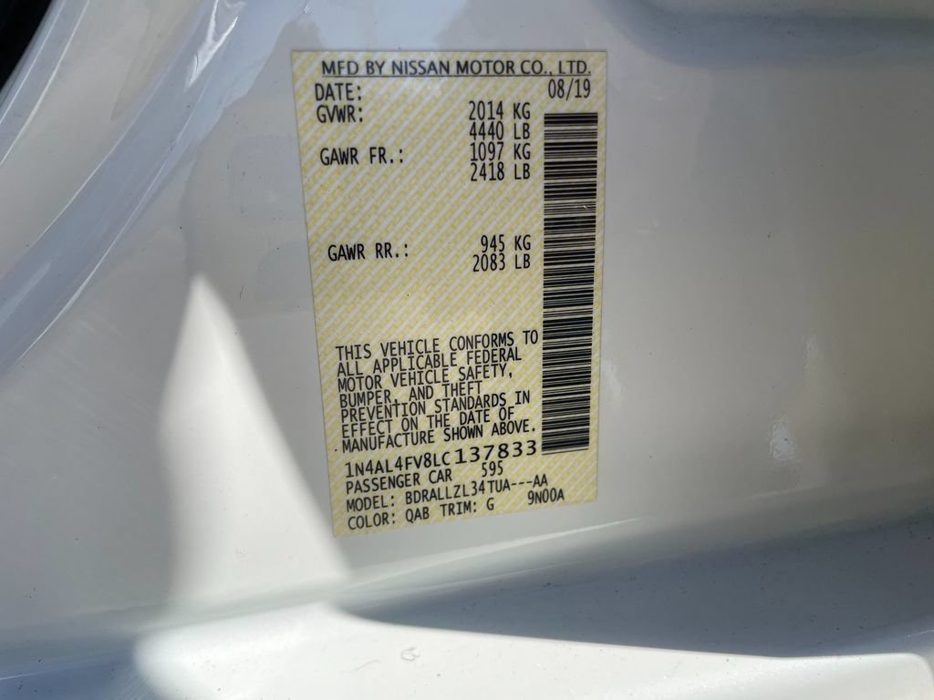 Used 2020 Nissan Altima 2.0 Platinum FWD image 32