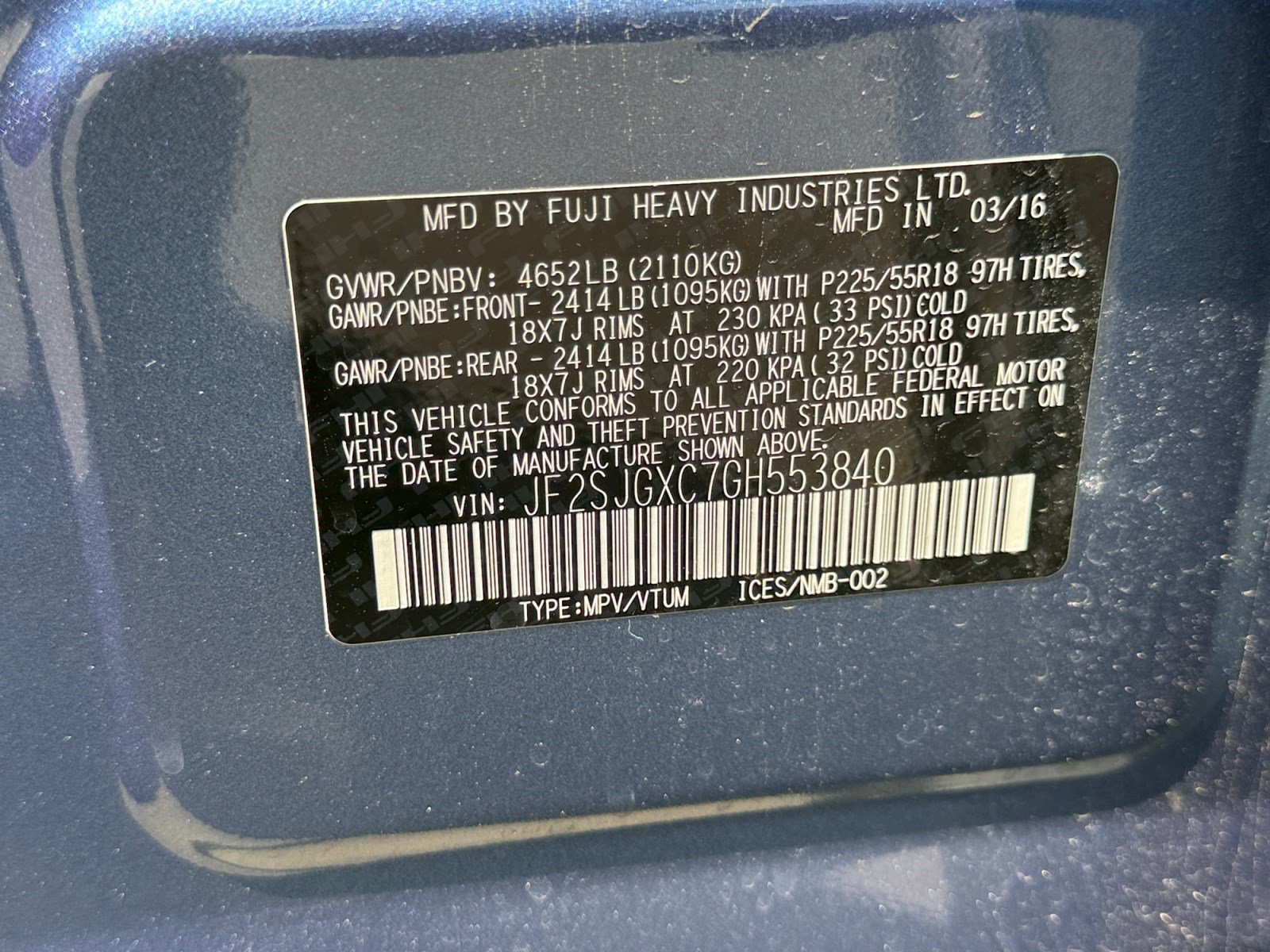 Used 2016 Subaru Forester 2.0XT Touring w/ Eyesight & Navigation System AWD/4WD image 25