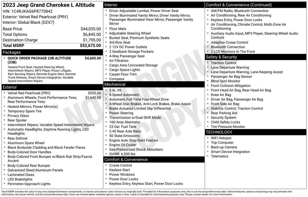 Used 2023 Jeep Grand Cherokee L Laredo image 14