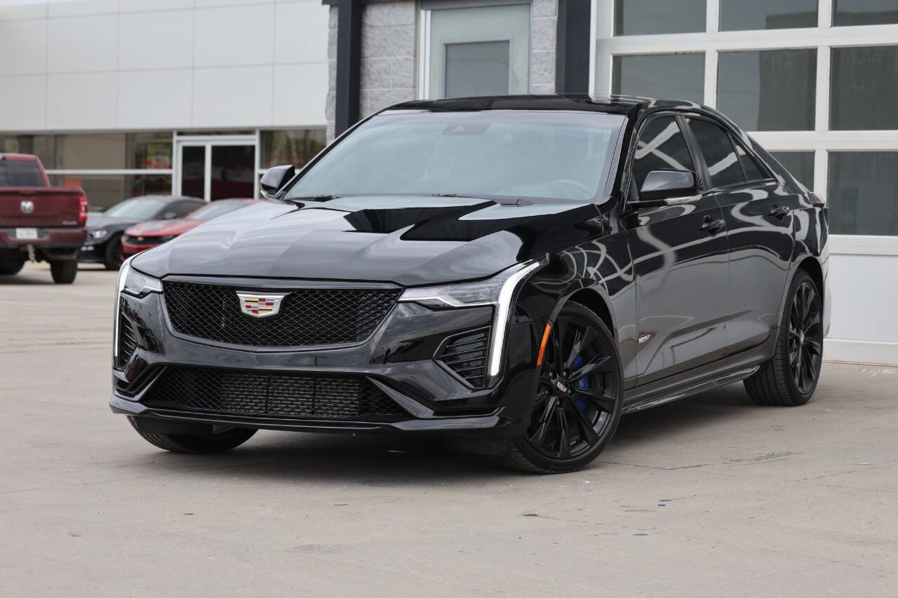 Used 2021 Cadillac CT4 V w/ Technology Package AWD/4WD image 3