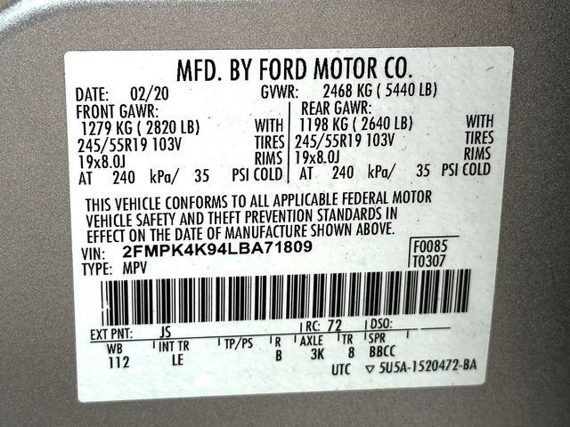 Used 2020 Ford Edge Titanium image 32