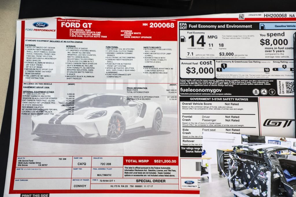 Used 2017 Ford GT RWD image 52