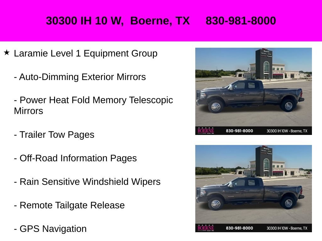 Used 2024 RAM 3500 Laramie w/ Towing Technology Group AWD/4WD image 19