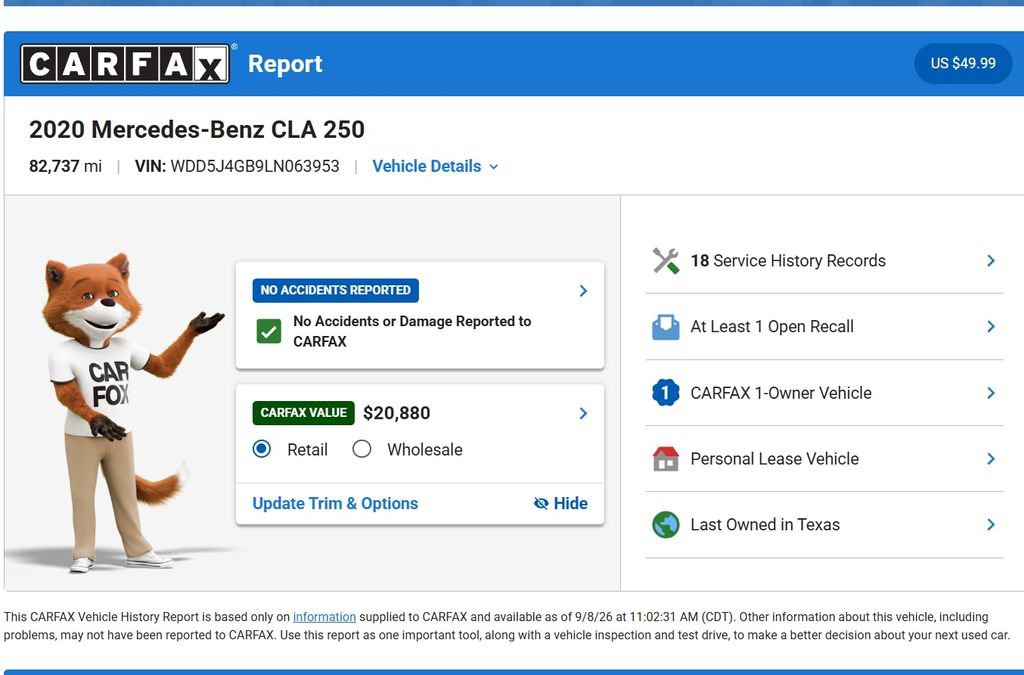 Used 2020 Mercedes-Benz CLA 250 image 11