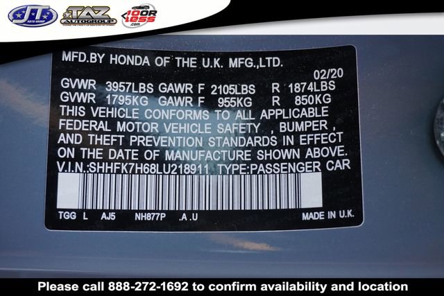 Used 2020 Honda Civic EX image 22