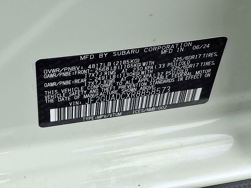 Used 2024 Subaru Crosstrek 2.0i Premium image 27