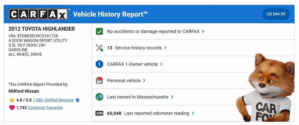 Used 2012 Toyota Highlander 4WD w/ Tech Pkg image 32