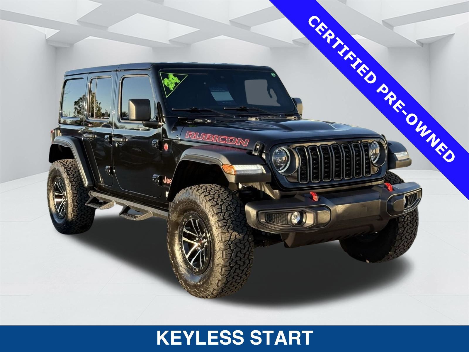 Used 2024 Jeep Wrangler Unlimited Rubicon w/ XTREMEE 35" Tire Package image 2