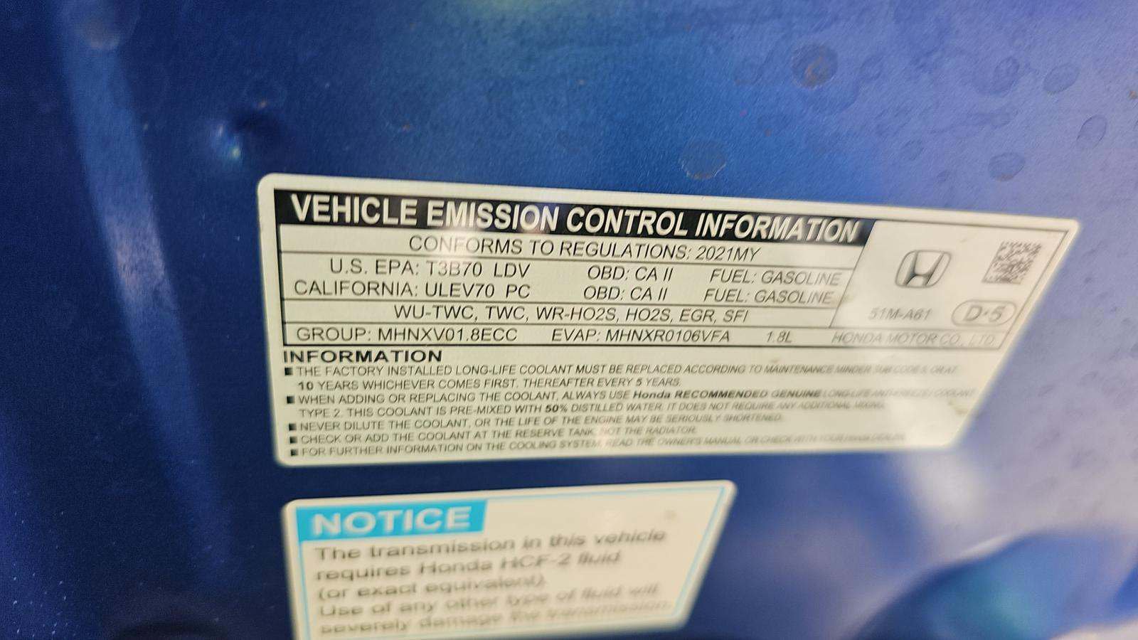 Used 2021 Honda HR-V EX image 17