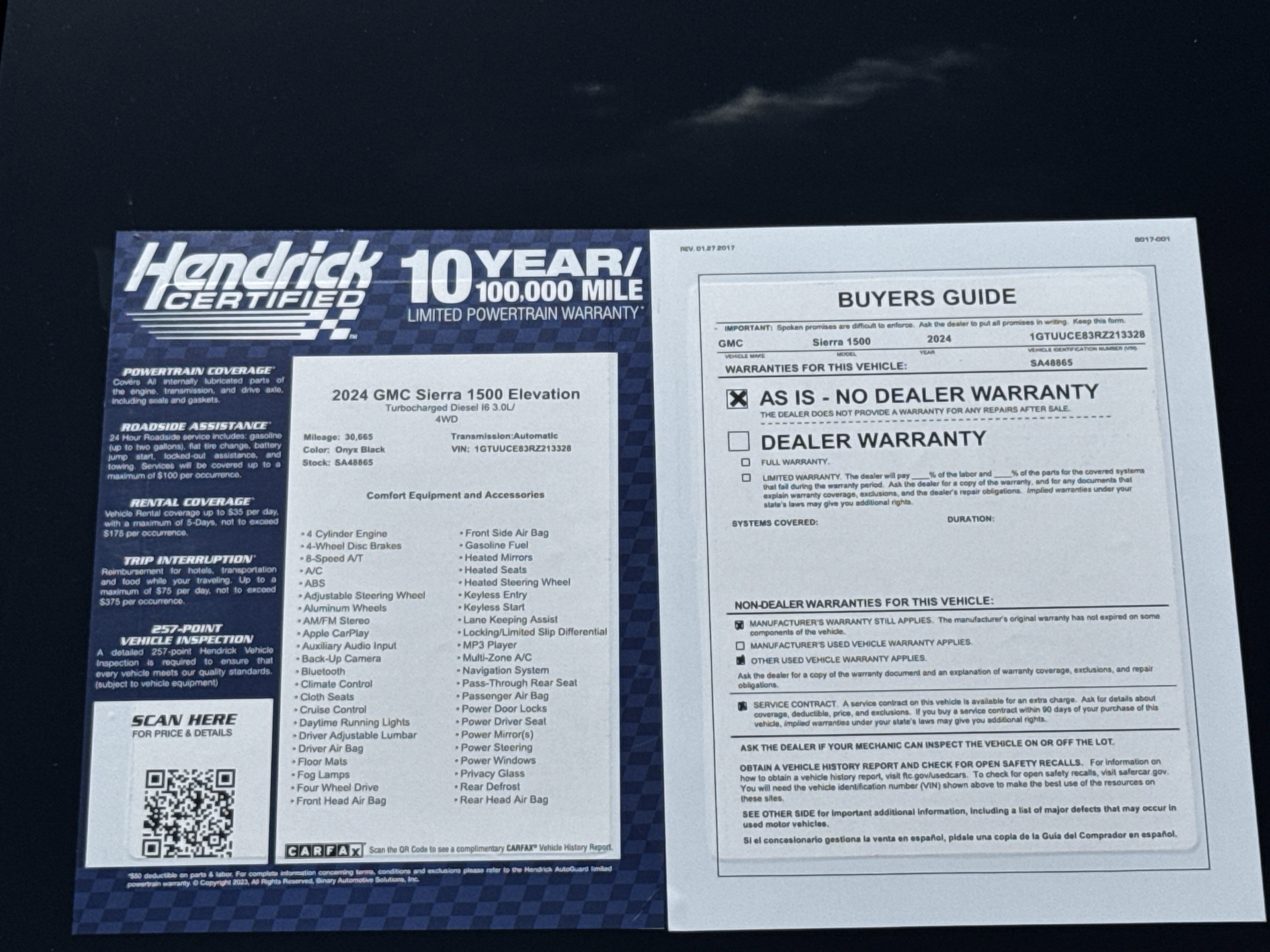 Used 2024 GMC Sierra 1500 Elevation w/ Elevation Premium Package image 37