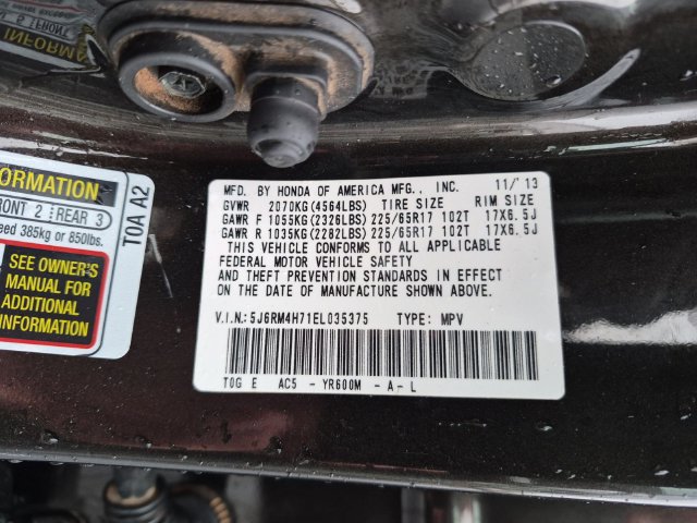 Used 2014 Honda CR-V EX-L image 34
