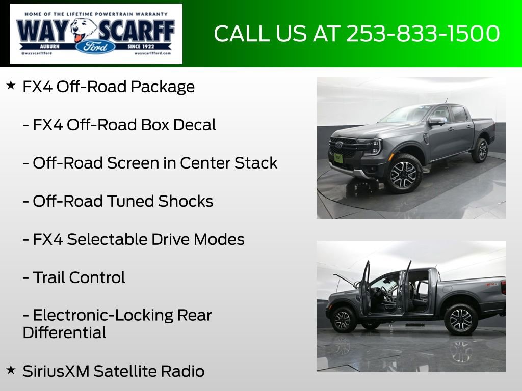 New 2025 Ford Ranger Lariat w/ FX4 Off-Road Package AWD/4WD image 18