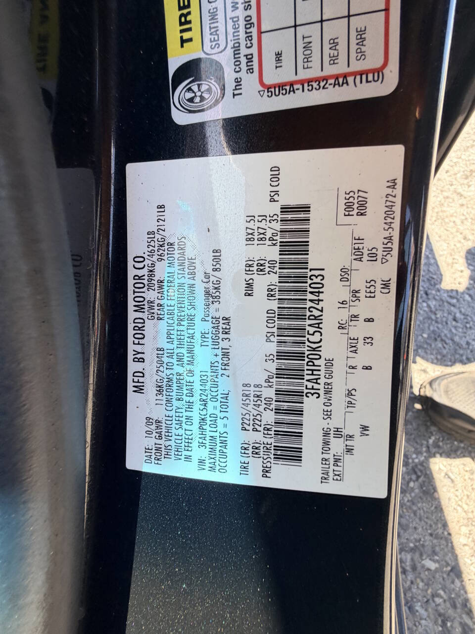 Used 2010 Ford Fusion Sport FWD image 60