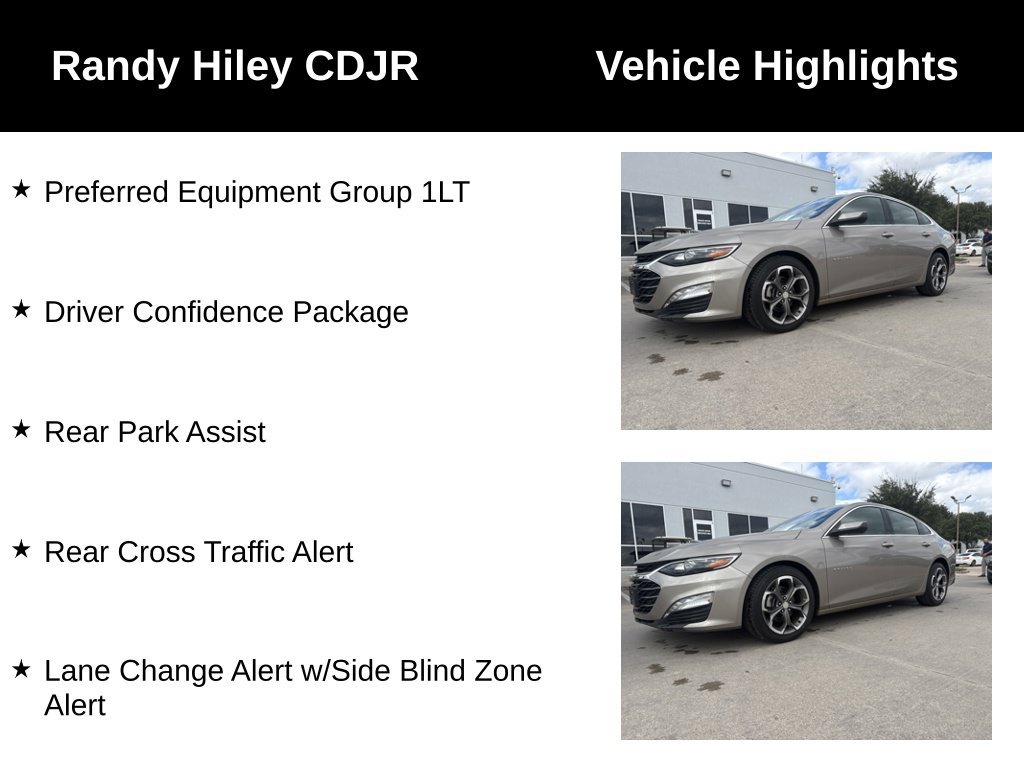 Used 2023 Chevrolet Malibu LT w/ Driver Confidence Package FWD image 5