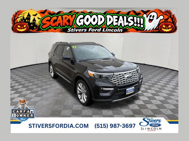 Used 2022 Ford Explorer Platinum w/ Equipment Group 601A AWD/4WD 360° Tour