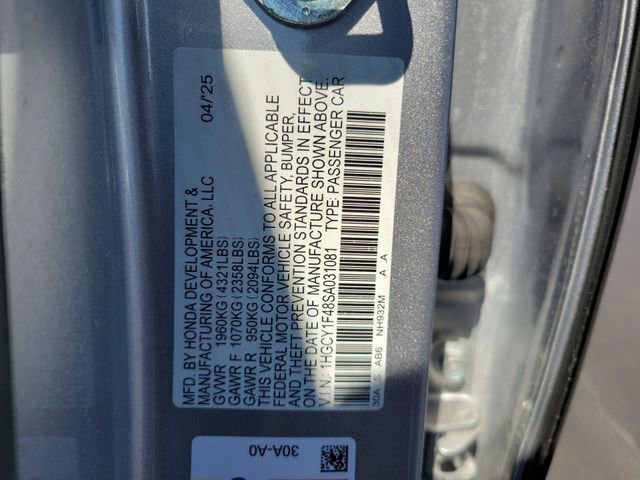 Certified 2025 Honda Accord SE image 43