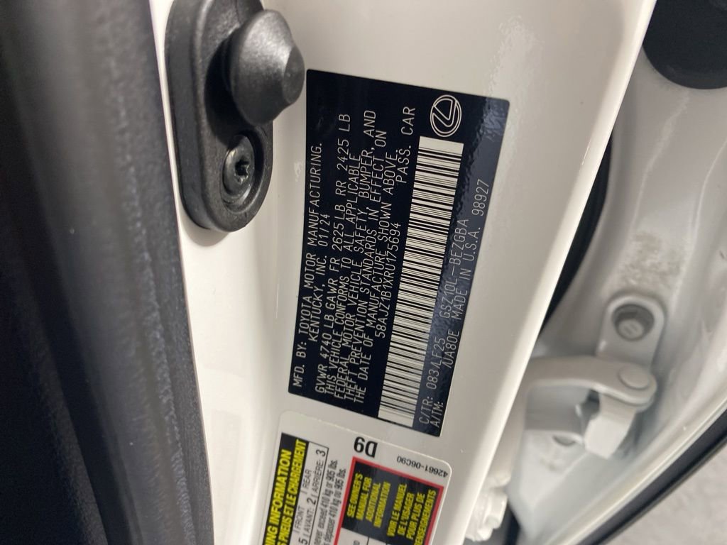 Used 2024 Lexus ES 350 F Sport w/ Accessory Package (Z2) image 37