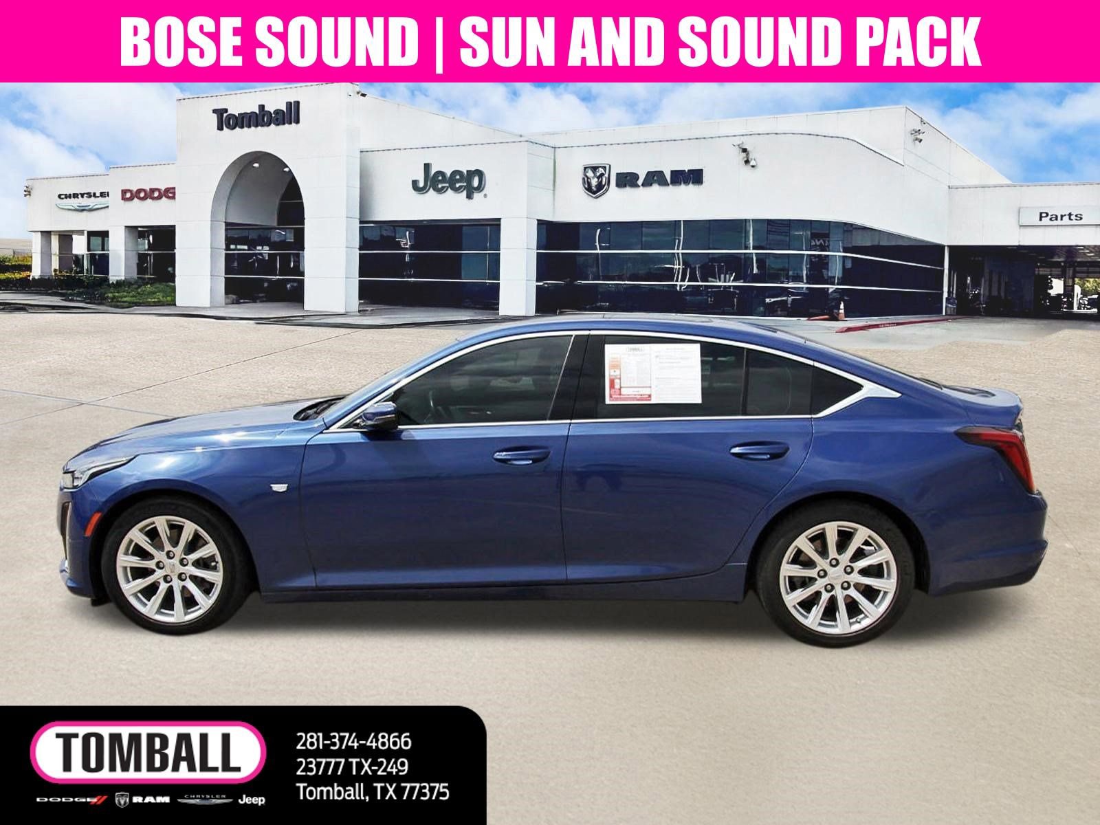 Used 2024 Cadillac CT5 Luxury w/ Sun And Sound Package RWD image 4