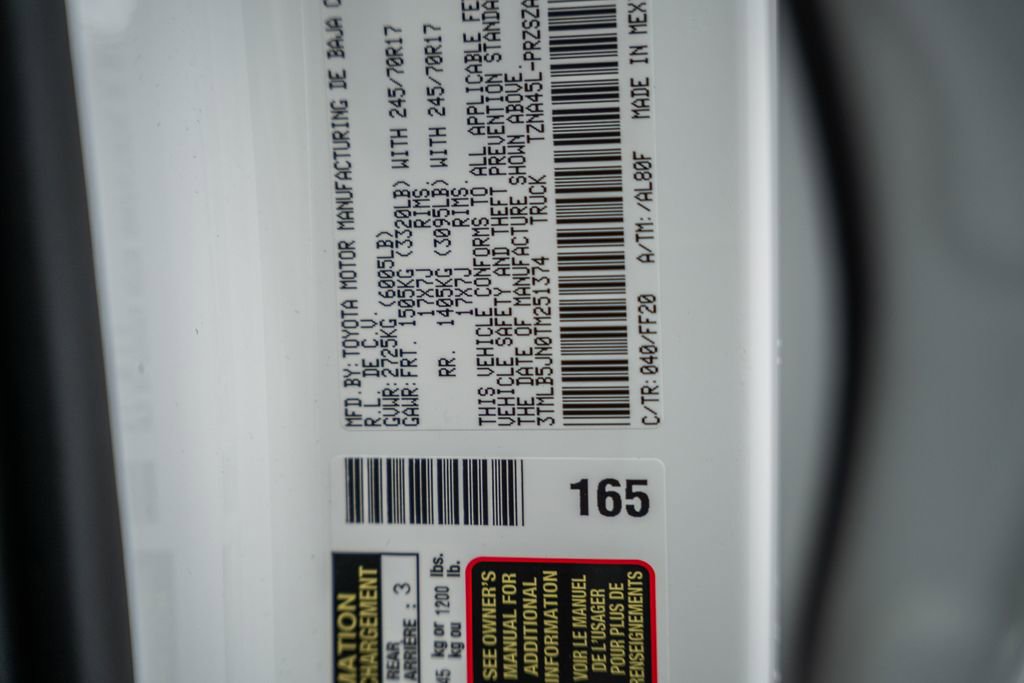 New 2026 Toyota Tacoma SR5 image 38