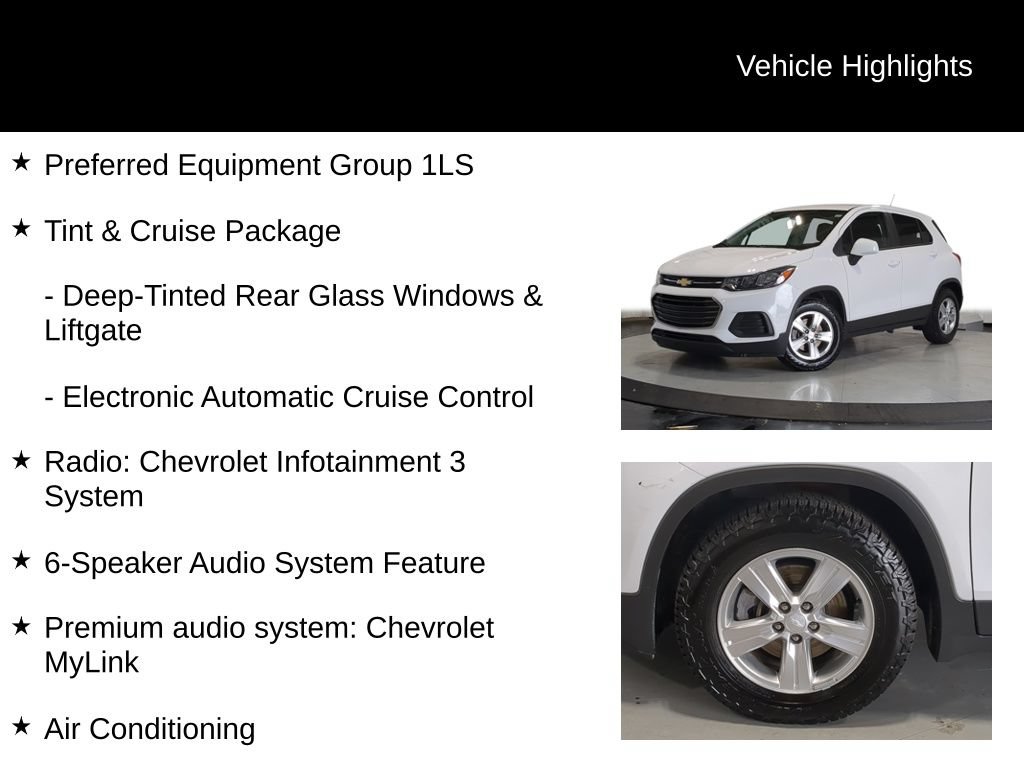 Used 2019 Chevrolet Trax LS w/ Tint and Cruise Package FWD image 7