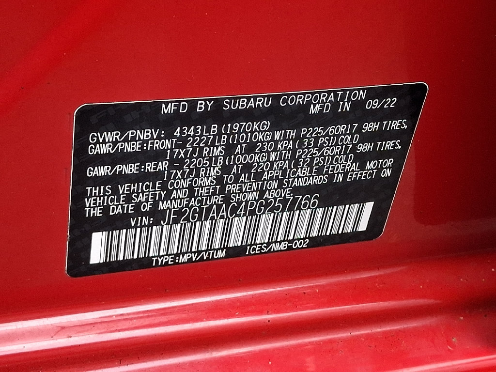 Used 2023 Subaru Crosstrek 2.0i AWD/4WD image 28