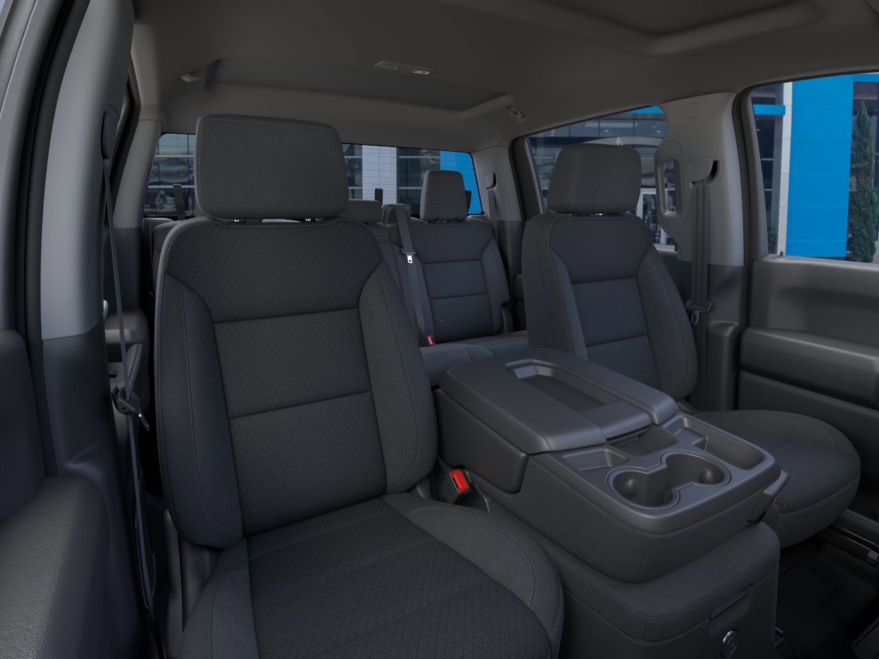 New 2024 Chevrolet Silverado 1500 Custom w/ LPO, Dark Essentials Package RWD image 16