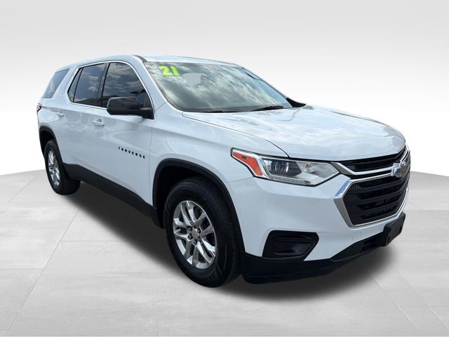 Used 2021 Chevrolet Traverse LS FWD image 1