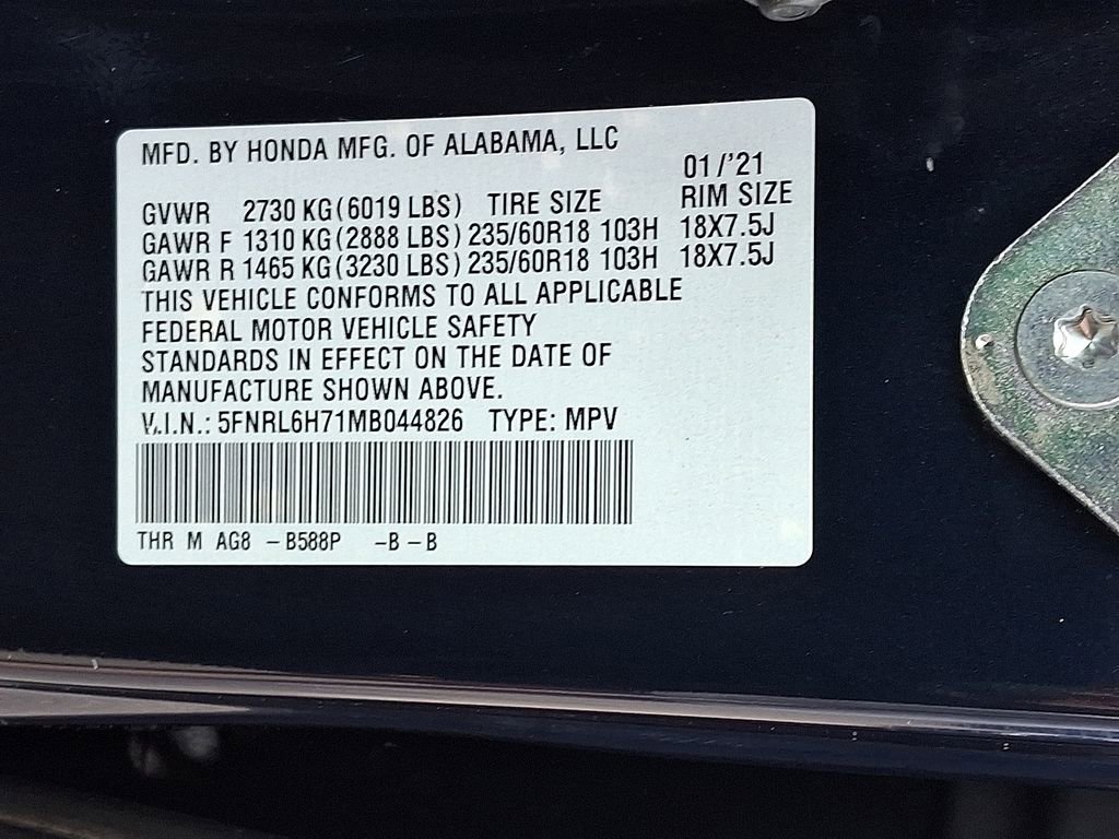 Used 2021 Honda Odyssey EX-L image 27