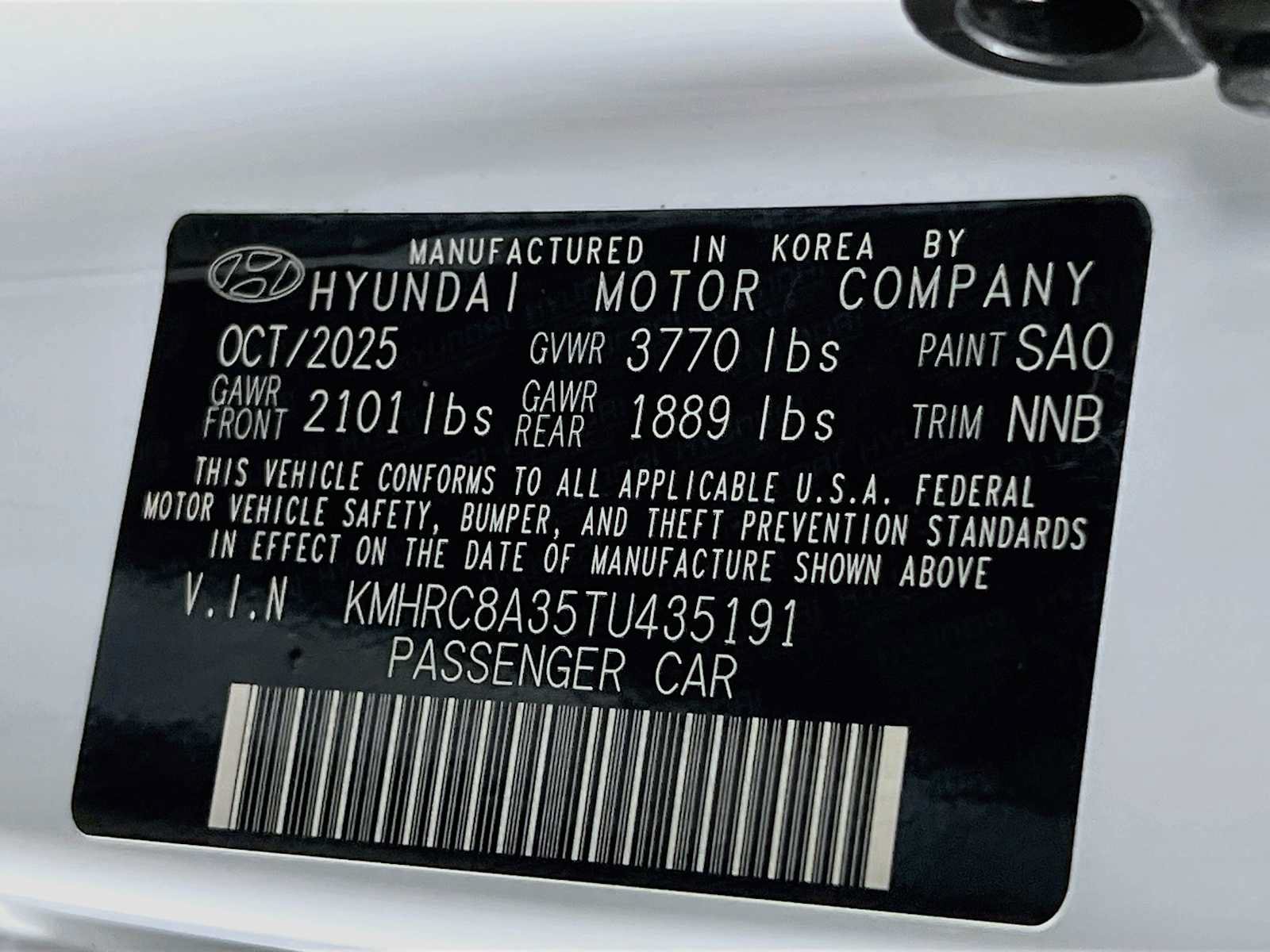 Certified 2026 Hyundai Venue SEL FWD image 30