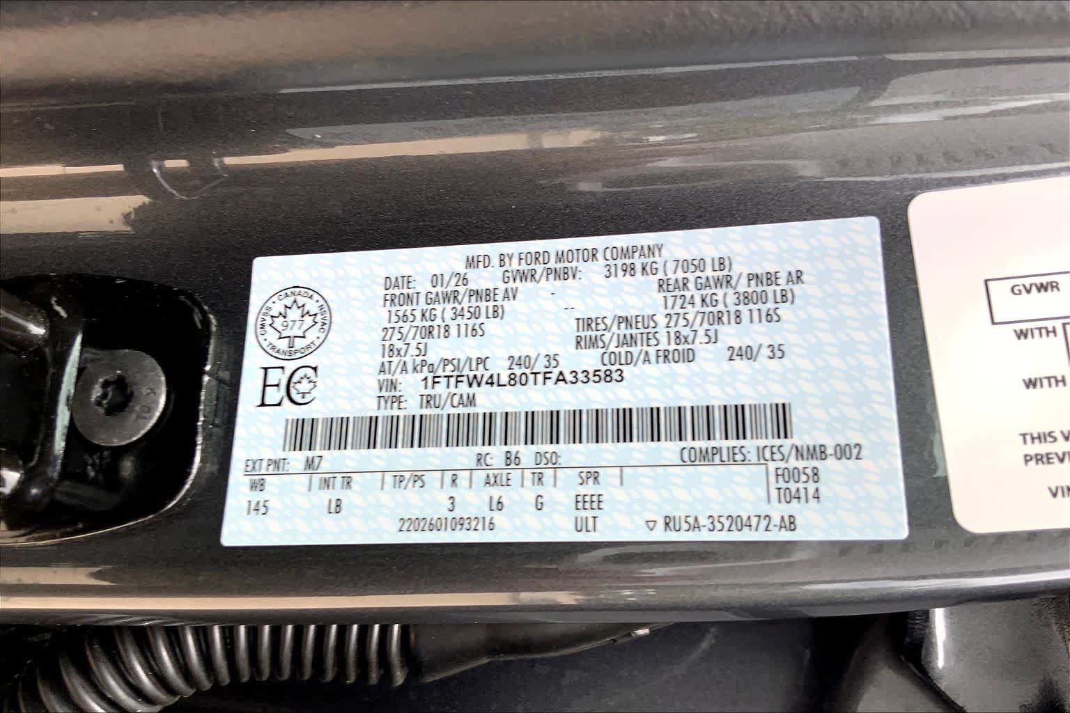Used 2026 Ford F150 Tremor w/ Bed Utility Package AWD/4WD image 34