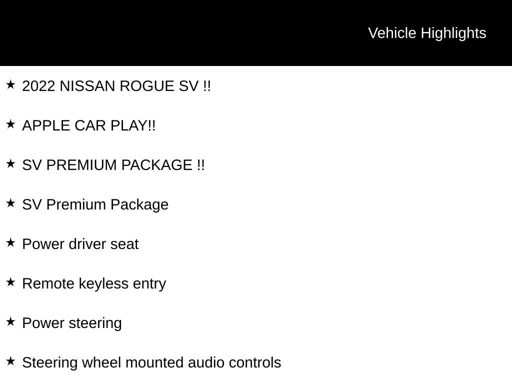 Certified 2022 Nissan Rogue SV w/ SV Premium Package image 6