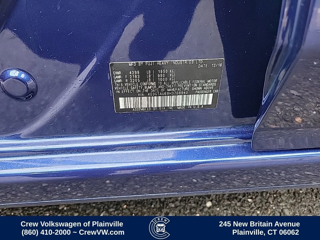 Used 2017 Subaru Impreza 2.0i Limited image 35