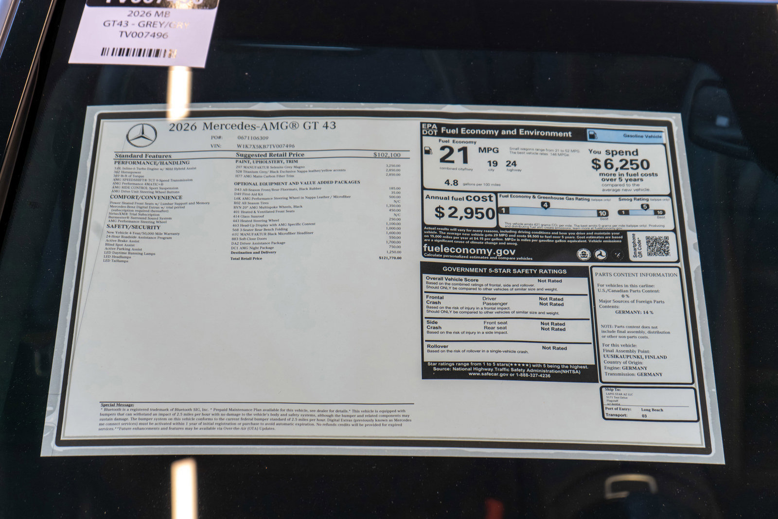 New 2026 Mercedes-Benz AMG GT 43 image 36