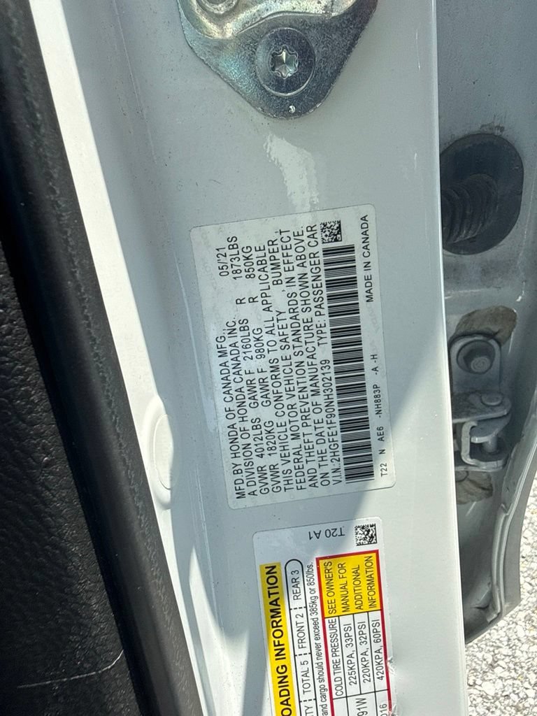 Used 2022 Honda Civic Touring image 19