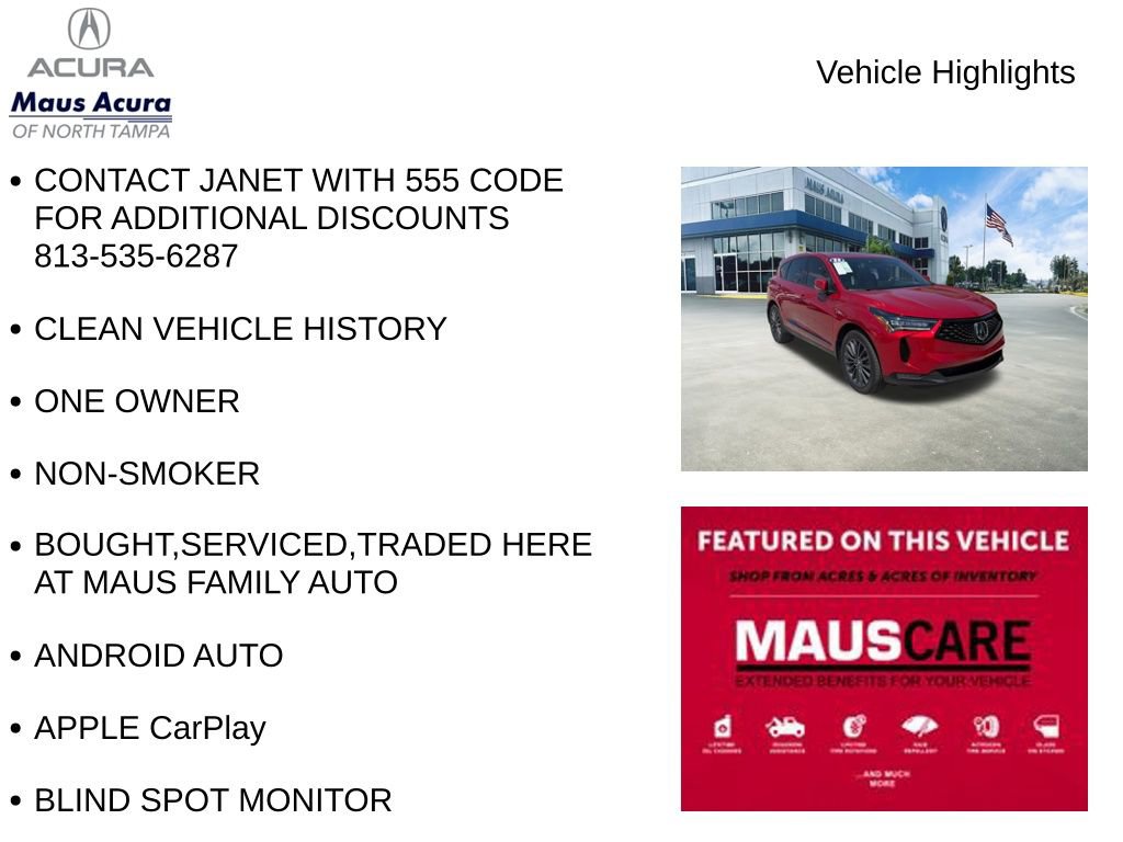 Used 2023 Acura RDX AWD w/ A-Spec & Advance Pkg image 8