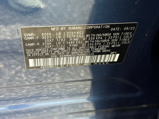 Used 2022 Subaru Ascent Touring AWD/4WD image 29