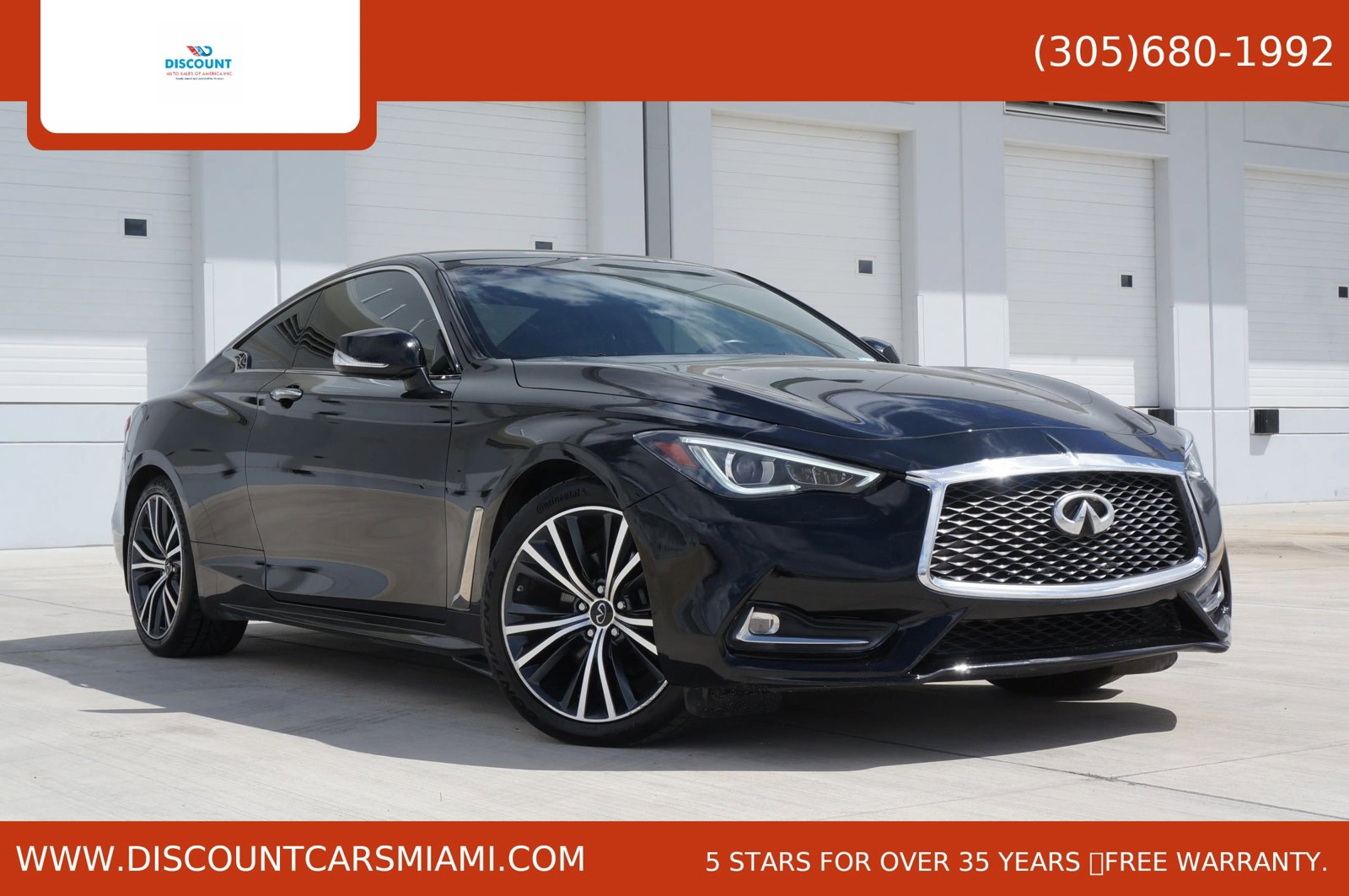 Used 2020 INFINITI Q60 3.0t Luxe w/ Cargo Package image 1