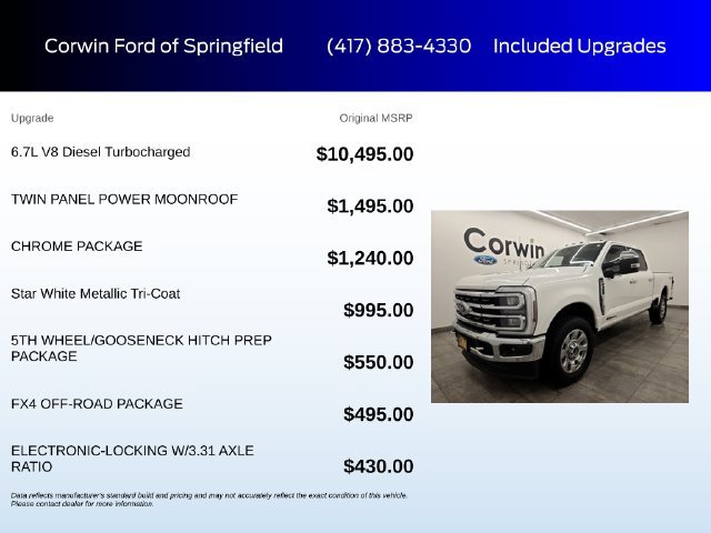 Certified 2024 Ford F350 4x4 Crew Cab Super Duty image 6