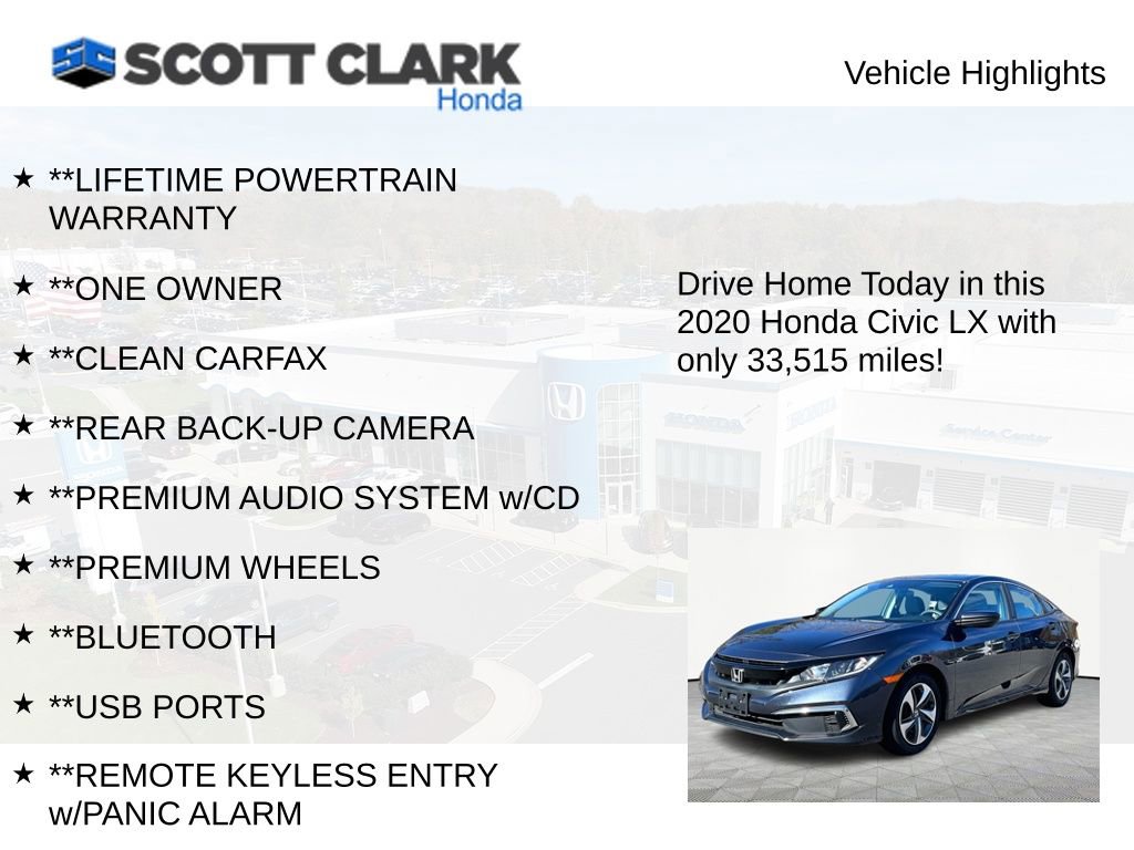 Used 2020 Honda Civic LX image 11