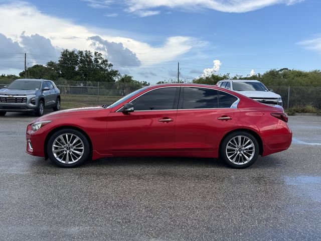 Used 2021 INFINITI Q50 Luxe w/ Cargo Package RWD image 9
