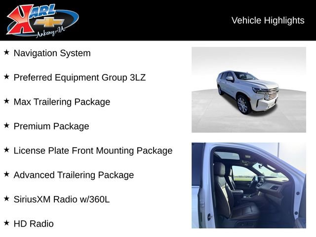 Used 2021 Chevrolet Tahoe High Country w/ Premium Package AWD/4WD video 2