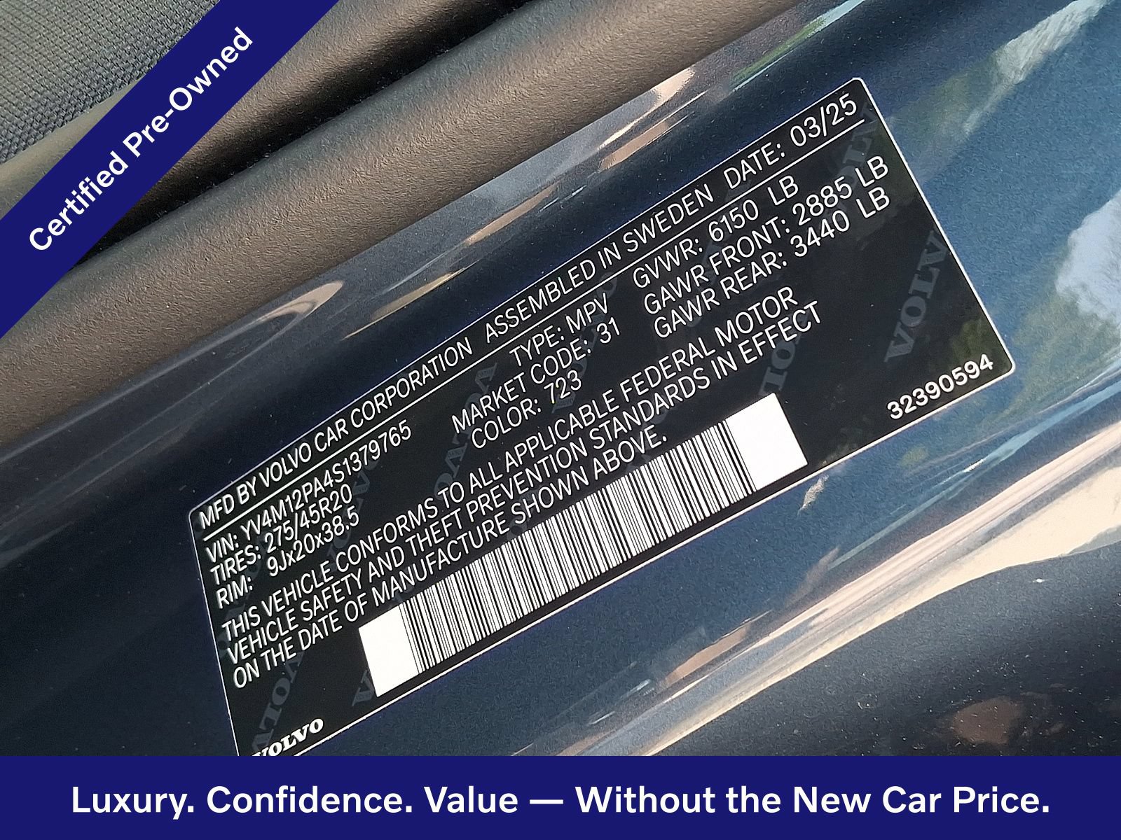 Certified 2025 Volvo XC90 B5 Core AWD/4WD image 28