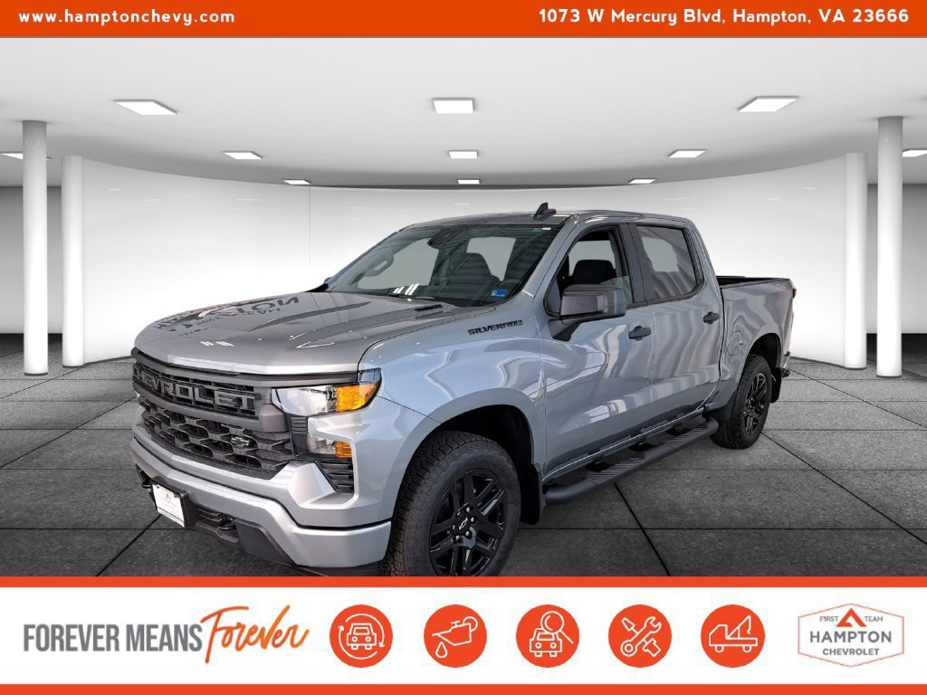 New 2026 Chevrolet Silverado 1500 Custom w/ Turbomax Blackout Package