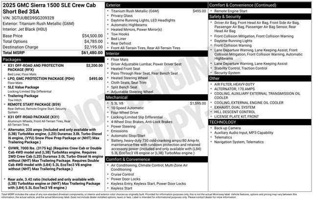 Used 2025 GMC Sierra 1500 SLE image 5