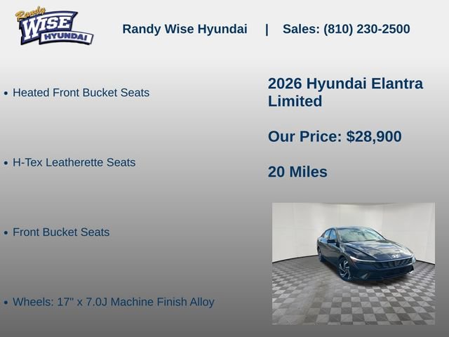 New 2026 Hyundai Elantra Limited FWD image 15