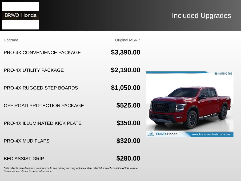 Used 2023 Nissan Titan PRO-4X w/ Pro-4x Convenience Package AWD/4WD image 5