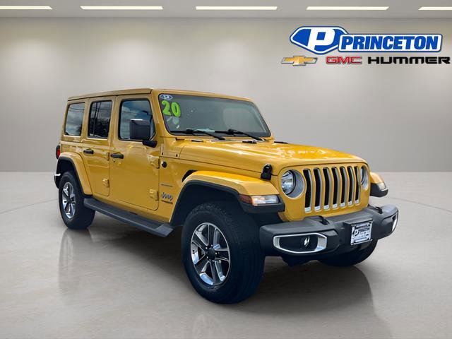 Used 2020 Jeep Wrangler Unlimited Sahara w/ Uconnect 4C Nav & Sound Group AWD/4WD image 1