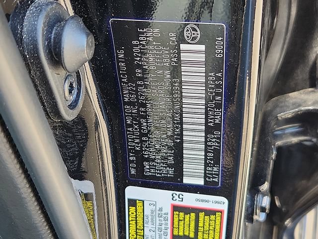 Used 2022 Toyota Camry XSE FWD image 27